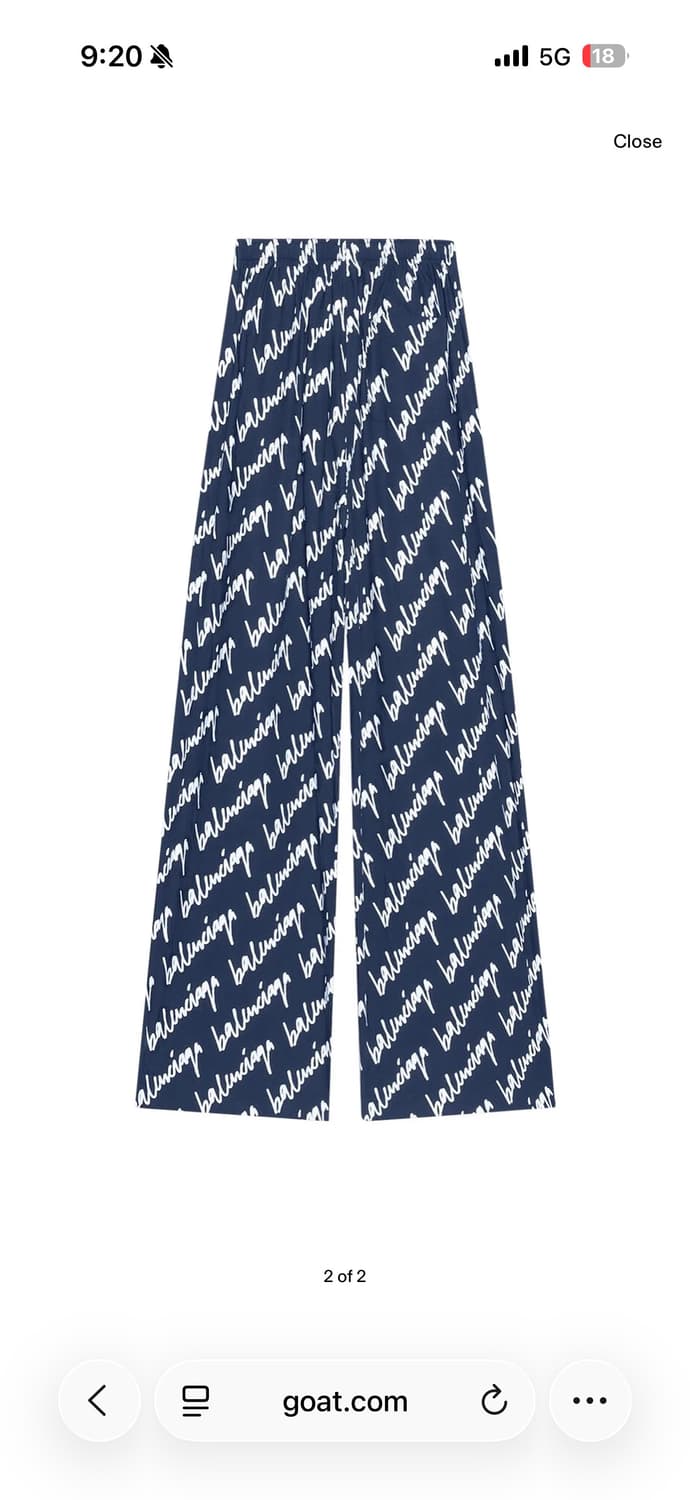 Balenciaga Scribble Pyjama Trouser 상품이미지2