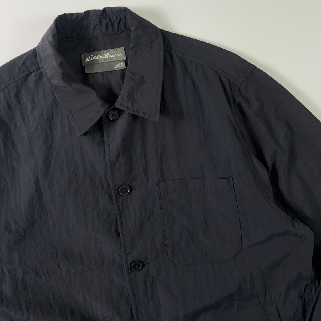 Eddie Bauer  에디바우어 나일론 포켓 다크네이비 셔츠자켓 상품이미지2