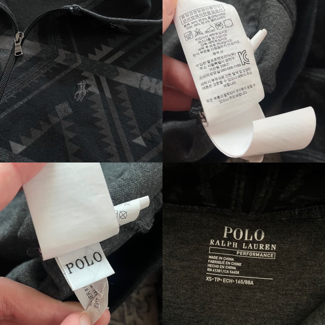 폴로 에스닉 나바호 패턴 후드집업 상품이미지4