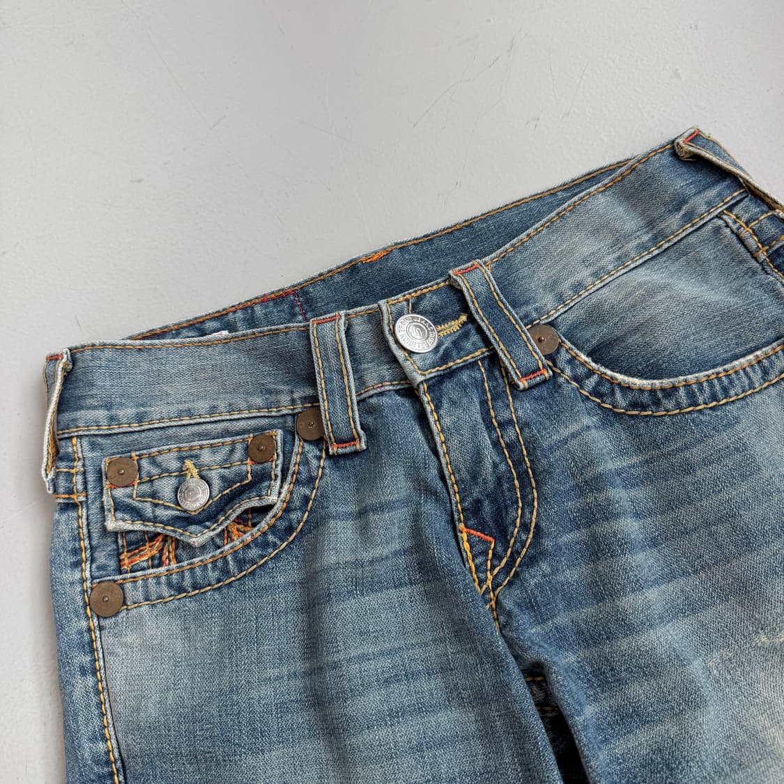 트루릴리전 Y2K 레인보우 조이 부츠컷 데님팬츠 상품이미지4