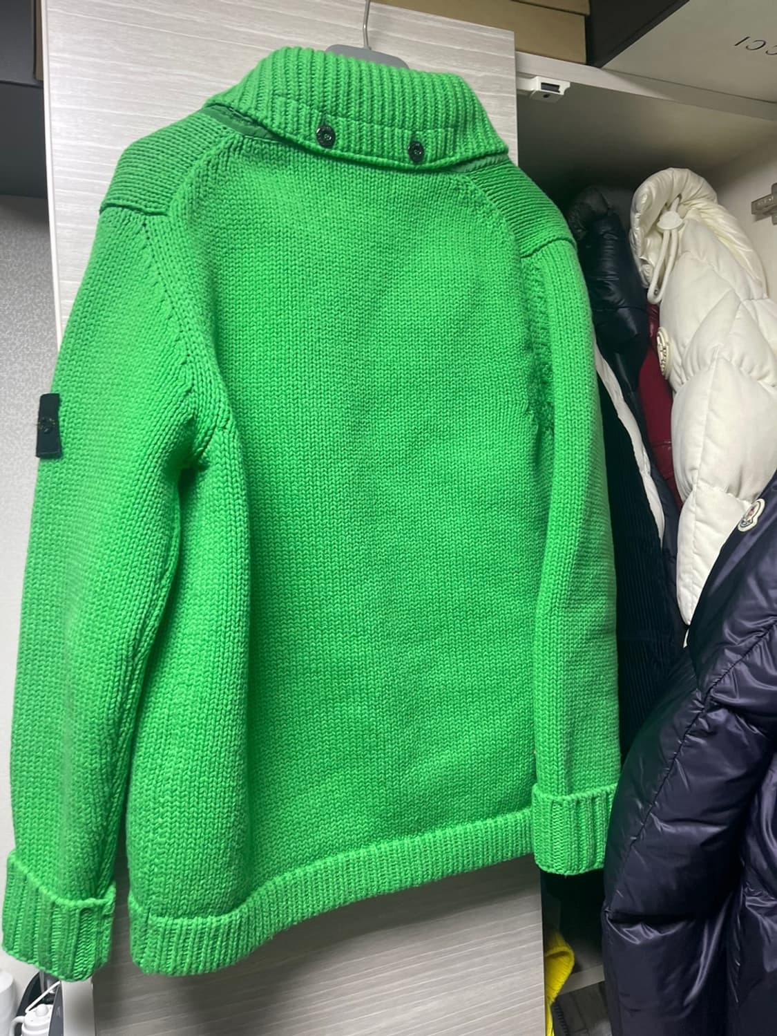 [M] 스톤아일랜드 헤비니트 울 가디건 상품이미지6