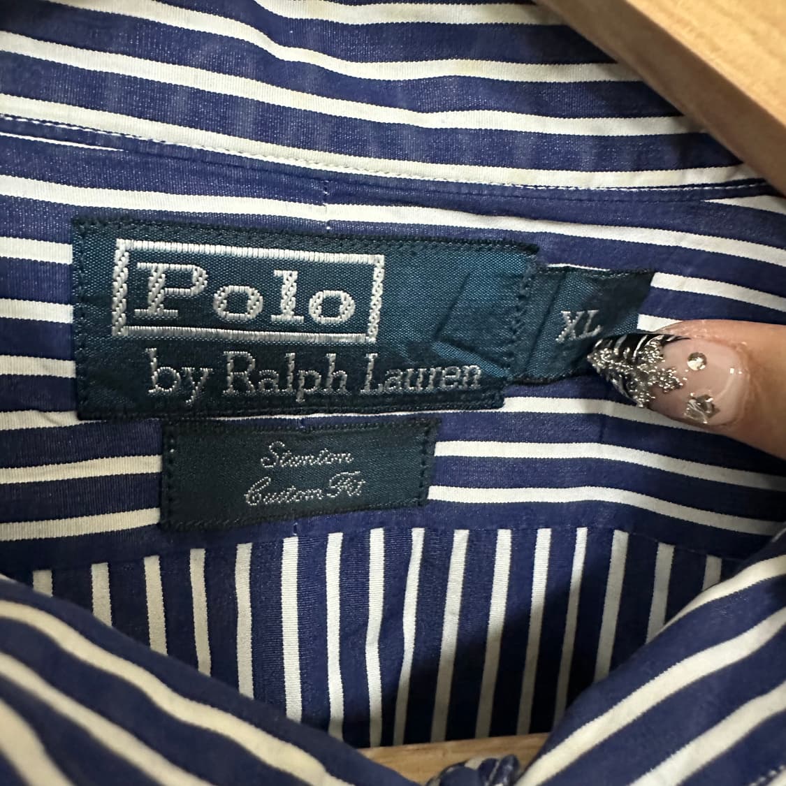 폴로 스트라이프 셔츠XL 상품이미지3