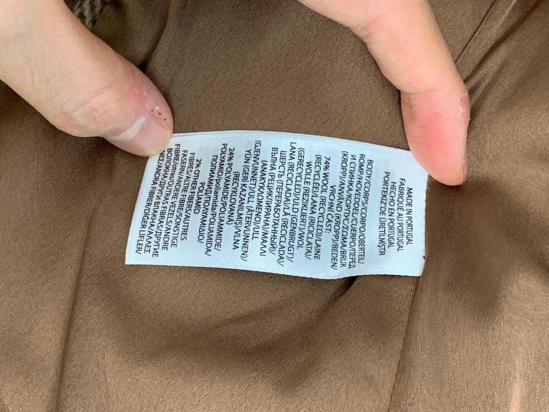 폴로 랄프로렌 헤링본 크롭 울 블렌드 블레이저 상품이미지8