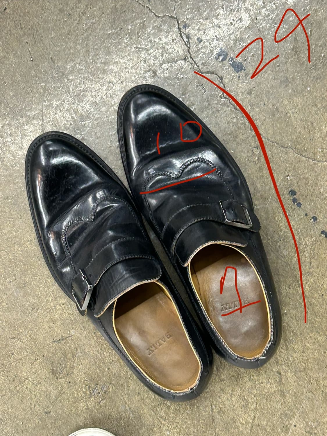 BALLY 발리 블랙 몽크 스트랩 남성 구두 상품이미지8