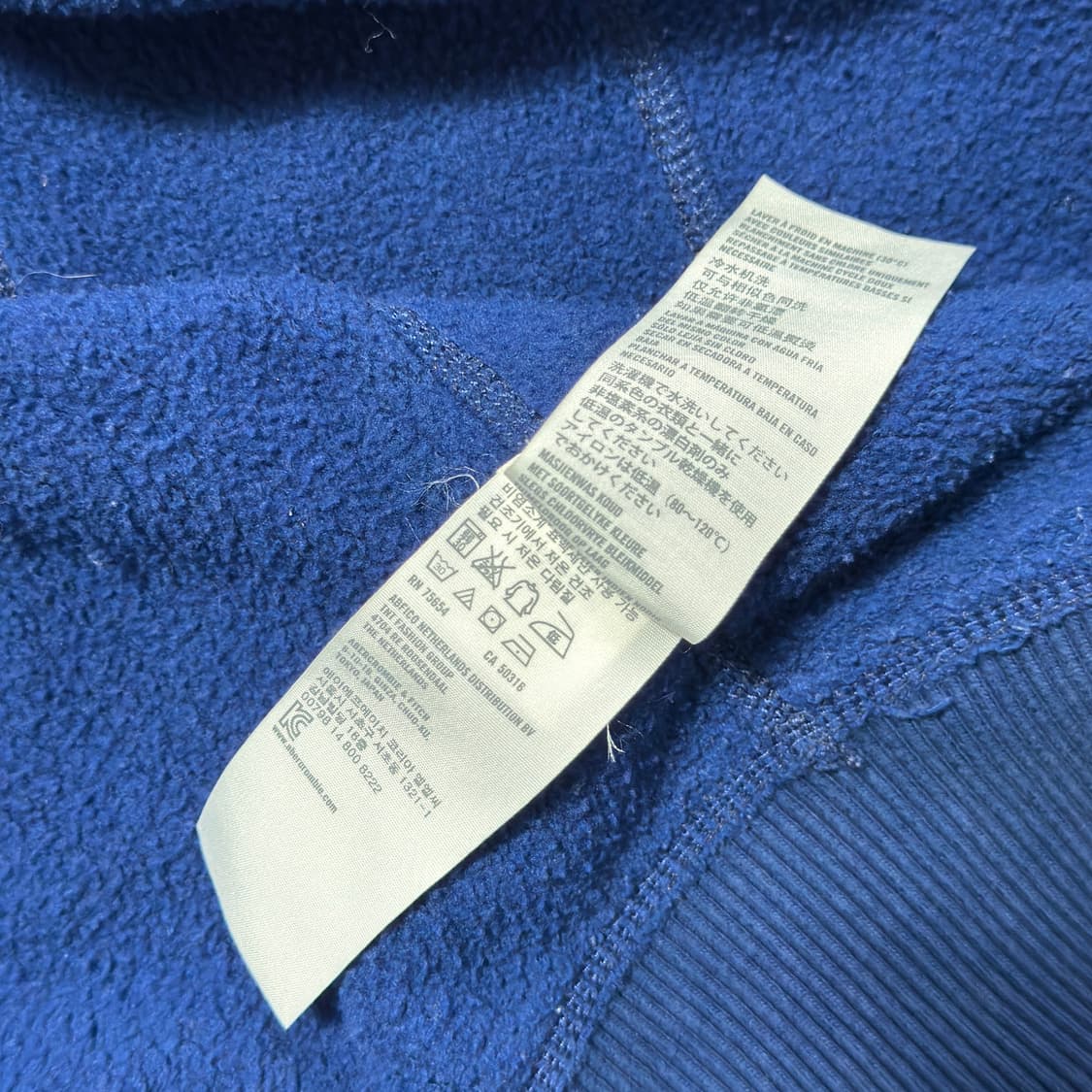 아베크롬비 헤비웨잇 블루 후드집업 상품이미지7