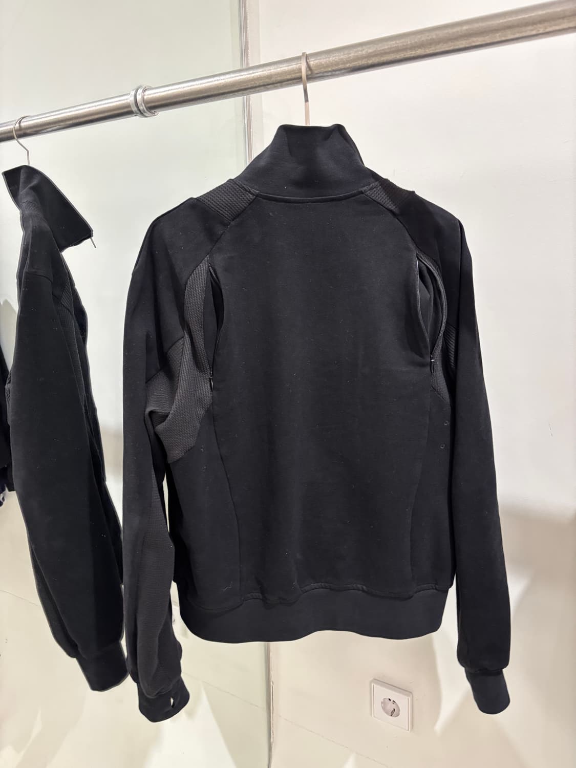 (M) MPa CONTRAST ZIPPED JACKET Black 상품이미지2