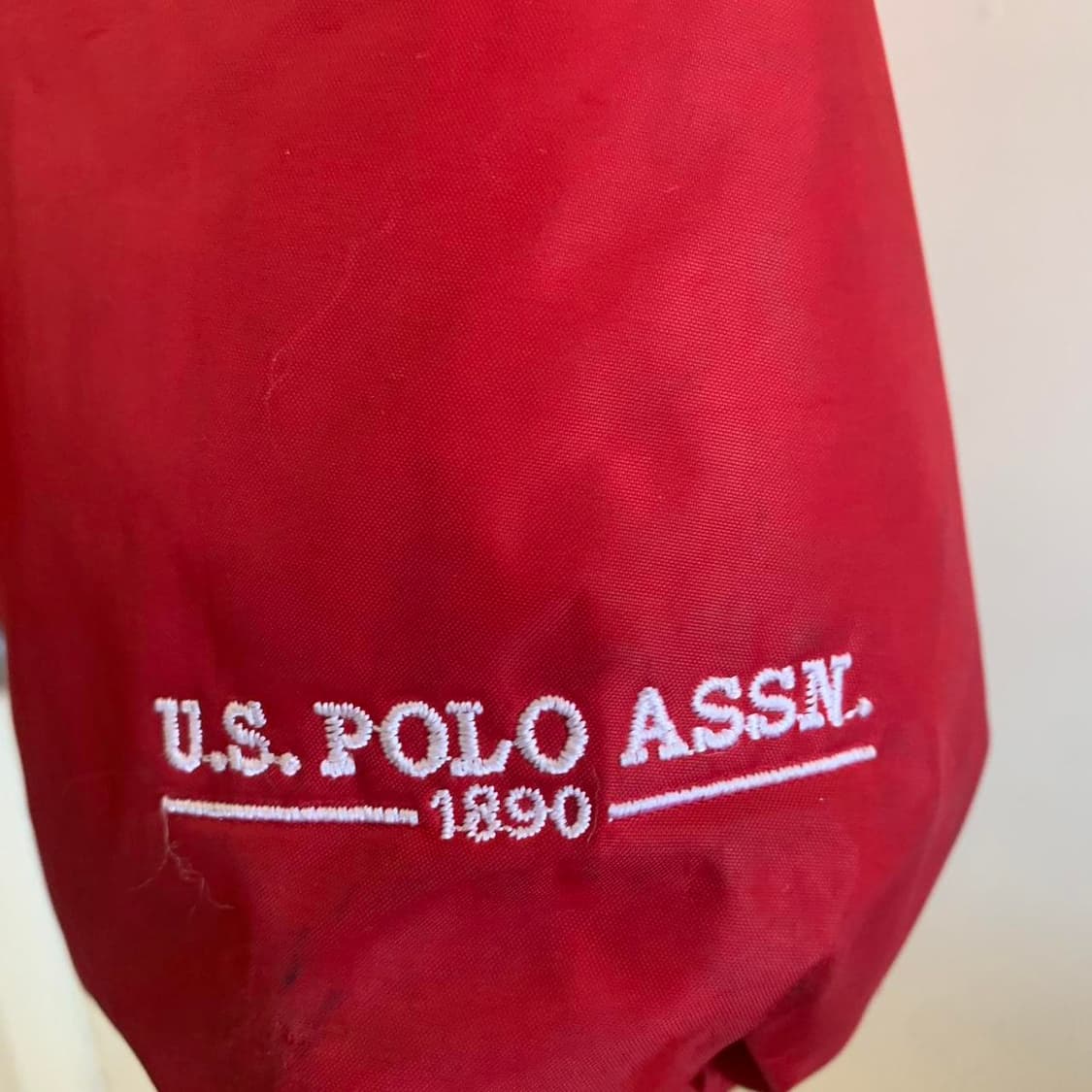 U.S. 폴로 어소시에이션 투톤 패딩 자켓 레드/블랙 상품이미지3