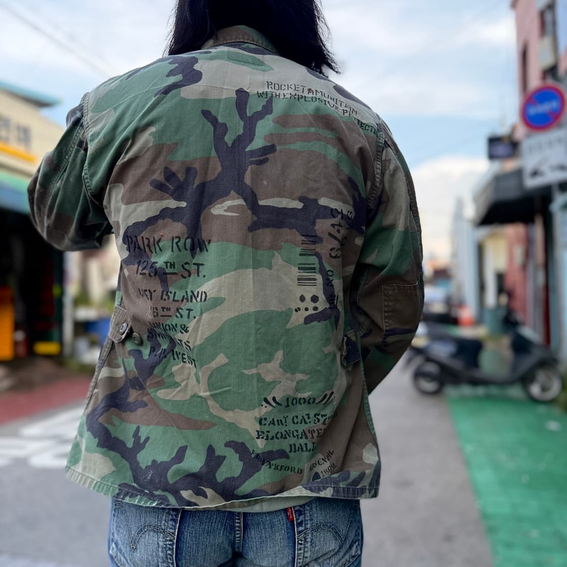 90‘s U.S Army 스텐실 시니어코드 우드랜드 BDU 자켓 S/R 상품이미지9