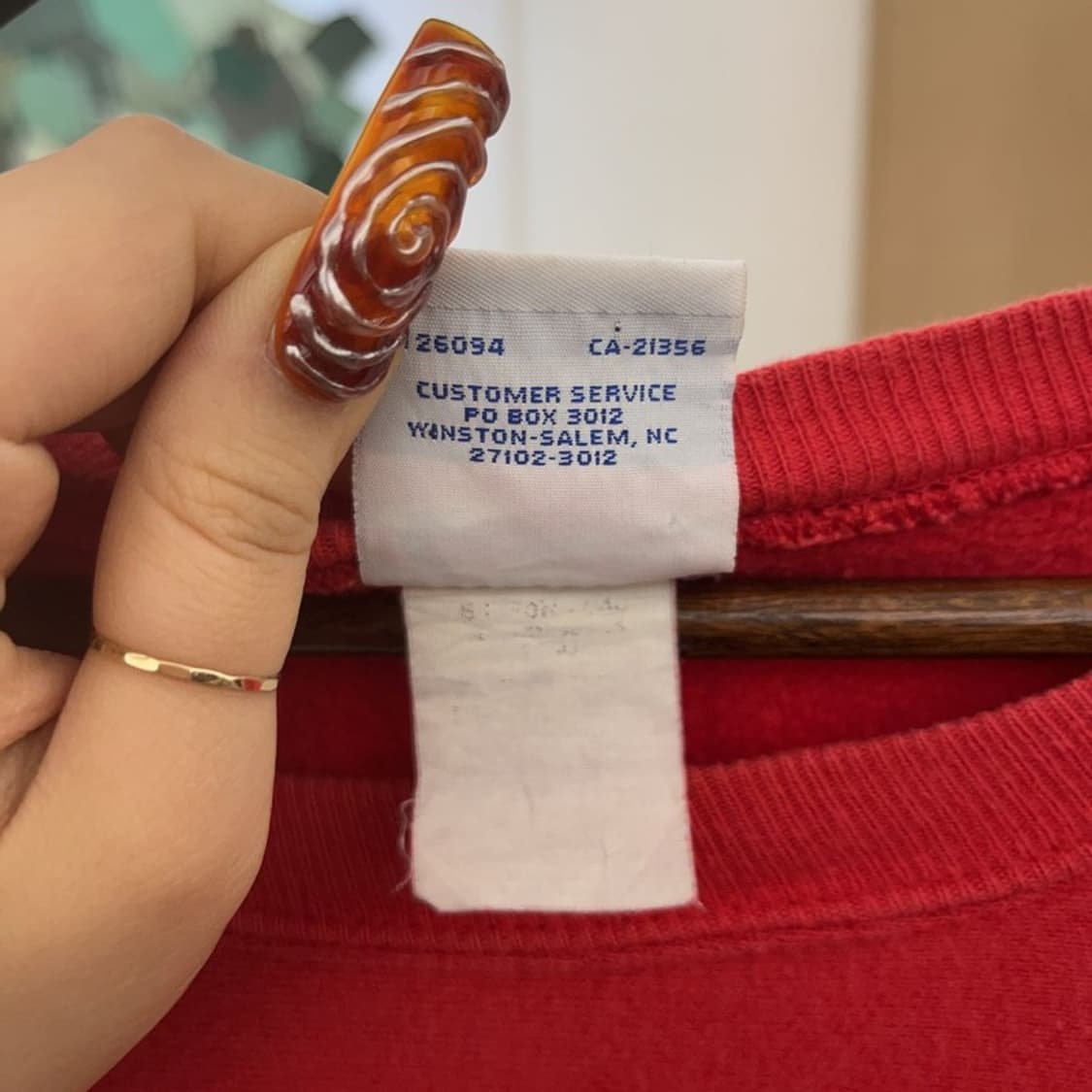 챔피온 리버스위브 올드스쿨 레트로 Y2K 기모 맨투맨 L C09534 상품이미지6