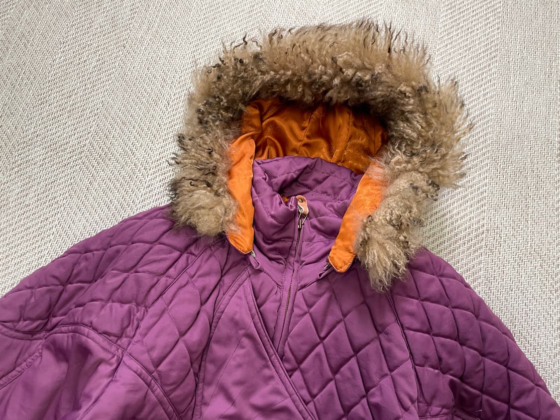 켄쇼 아베 스포츠 퀼팅 퍼후드 크롭 점퍼  J04100 상품이미지4