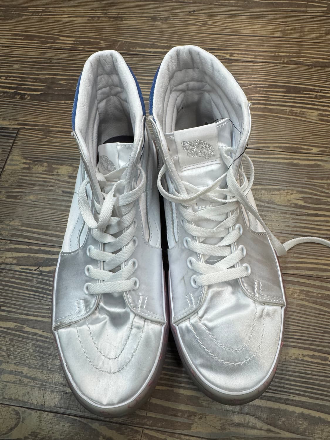 한정판 반스x세일러문 빈티지 스케이트 하이 스택트 실버 250 상품이미지2