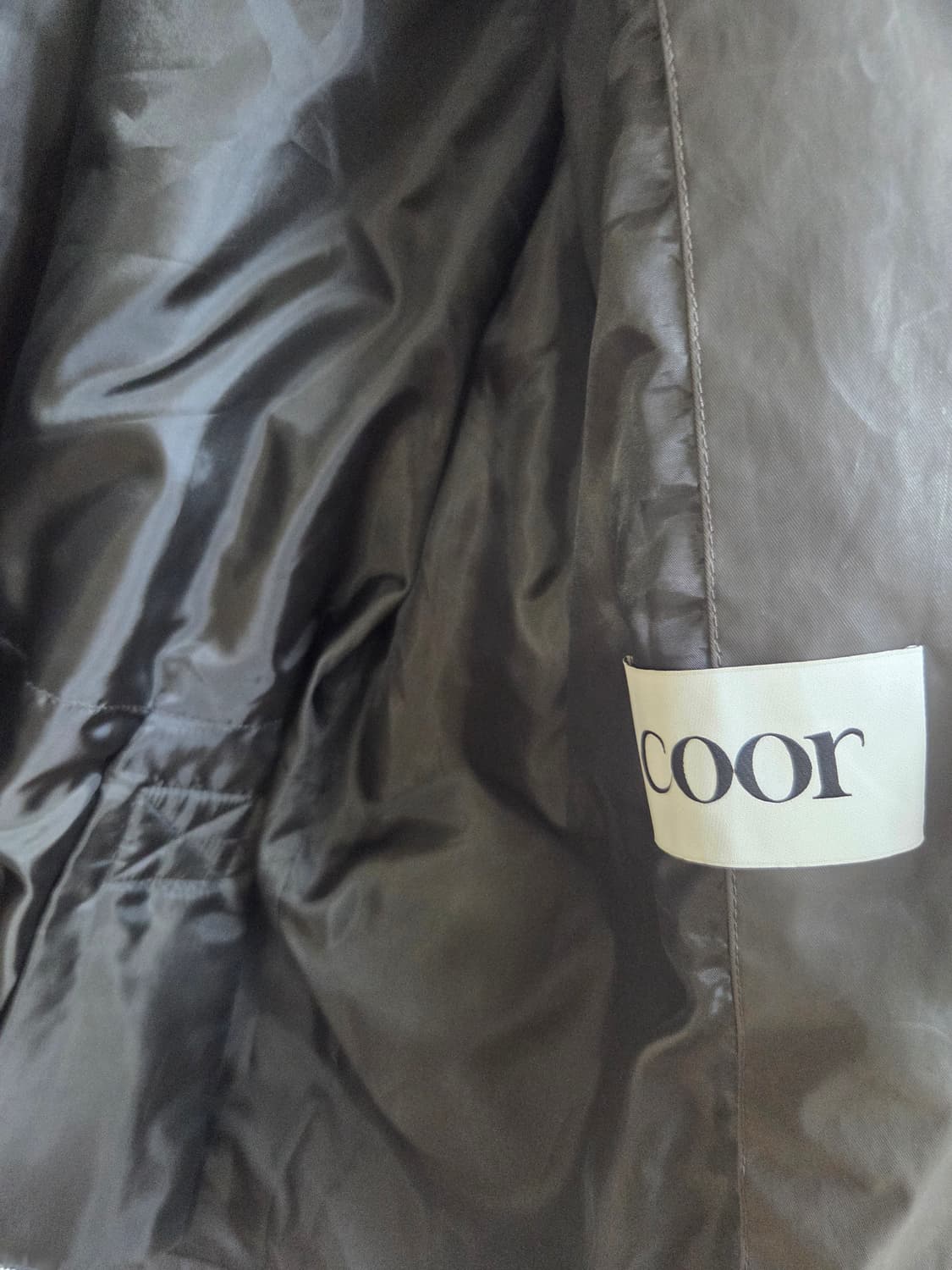 [Lsize] 쿠어 COOR 왁스드 코튼 헌팅 자켓 (다크브라운) 상품이미지9