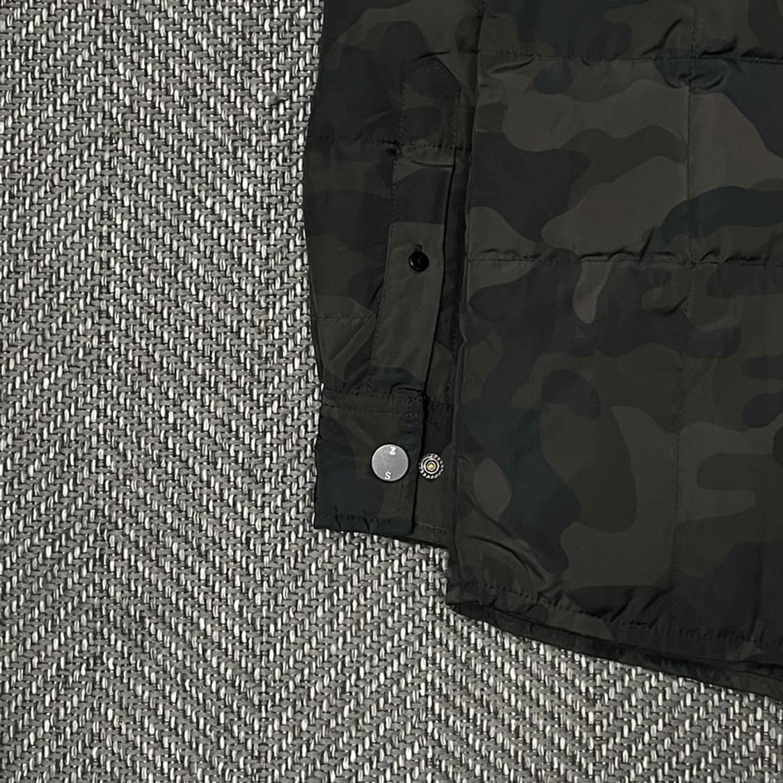 제냐 스포츠 밀리터리 패턴 다운재킷 v0157 상품이미지5