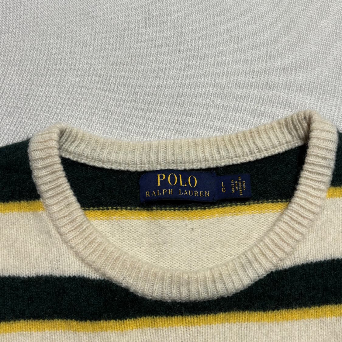 L 폴로랄프로렌 네이비 포니 스트라이프 울 니트 상품이미지4