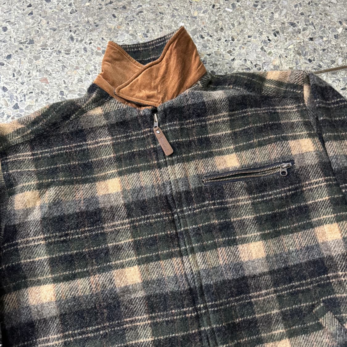 [M~L] Woolrich 울리치 체크 울 집업 자켓 상품이미지7