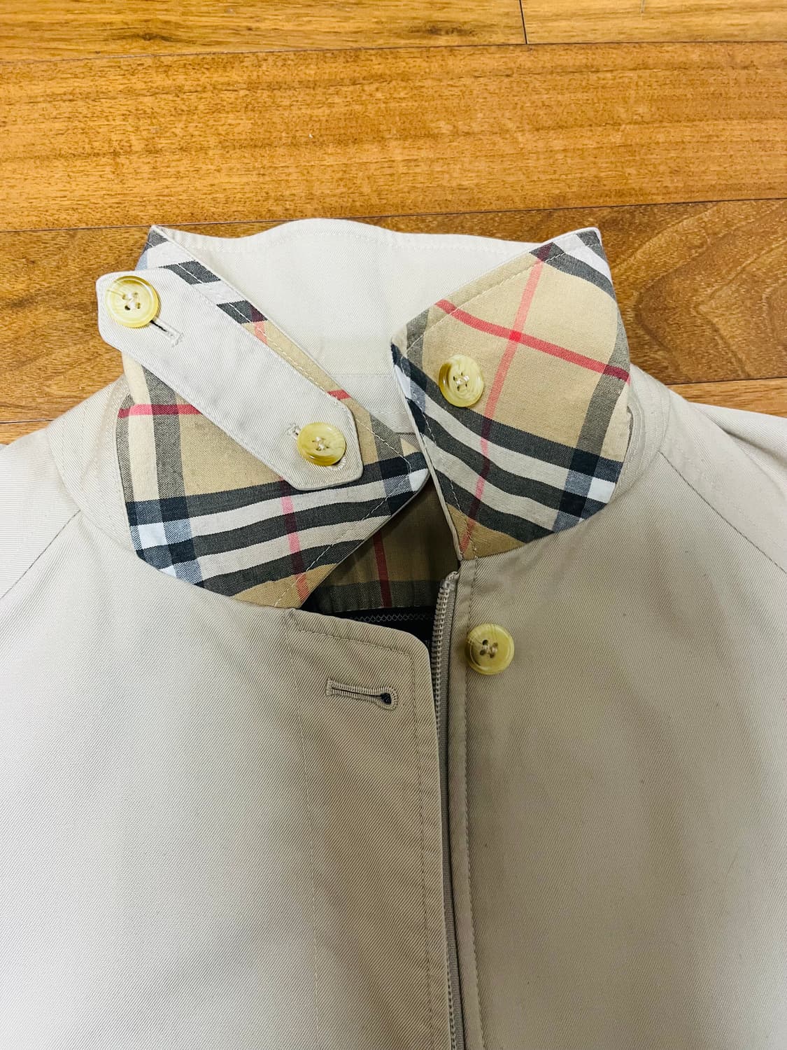 버버리 노바체크 블루종 자켓 상품이미지3