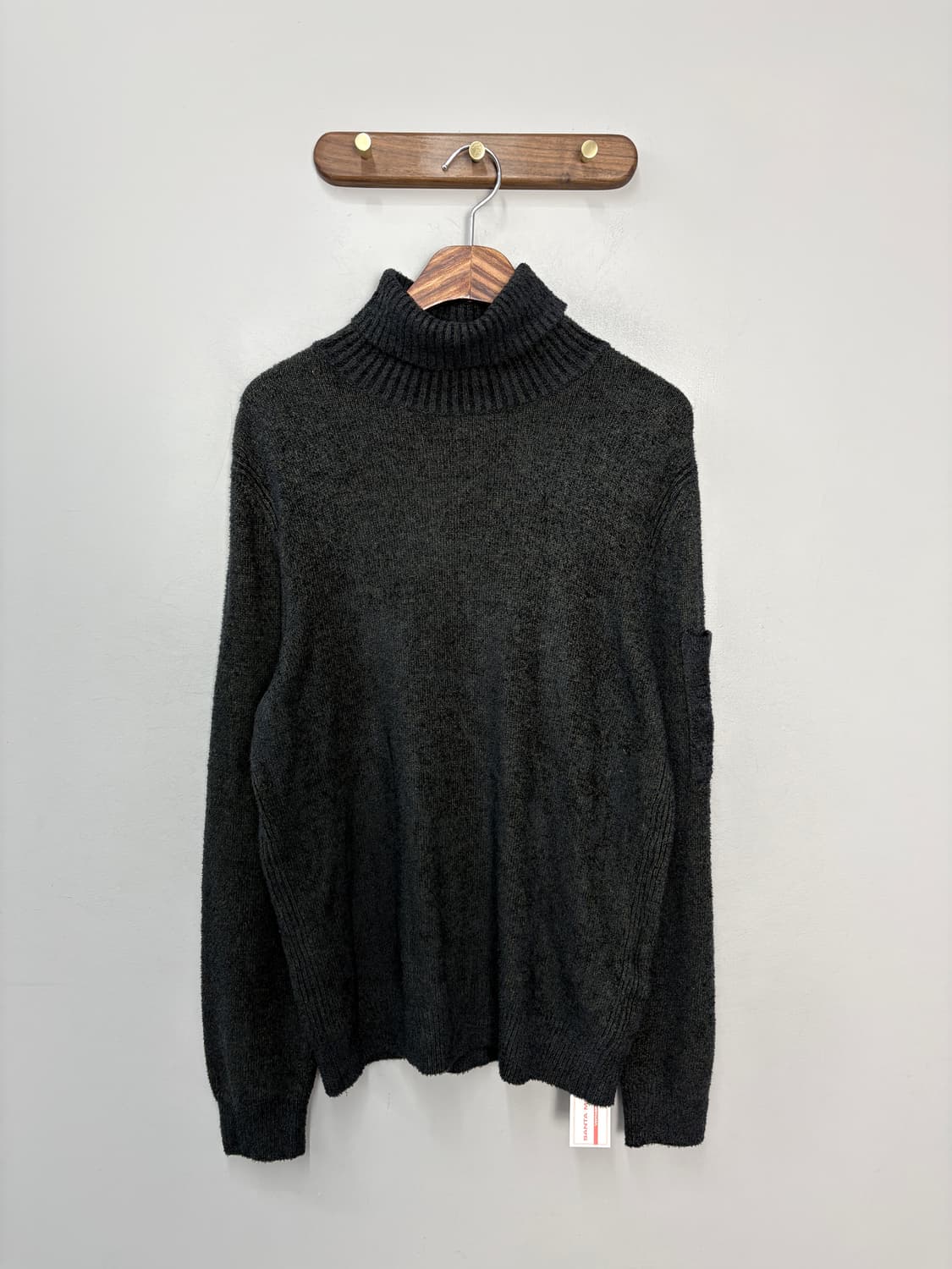 CP 컴퍼니 렌즈 딥 차콜 모 터틀넥 니트 A3597 상품이미지2