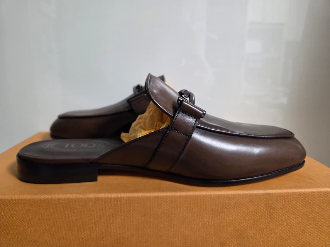 토즈 TOD'S 더블티 브라운 블로퍼 상품이미지5