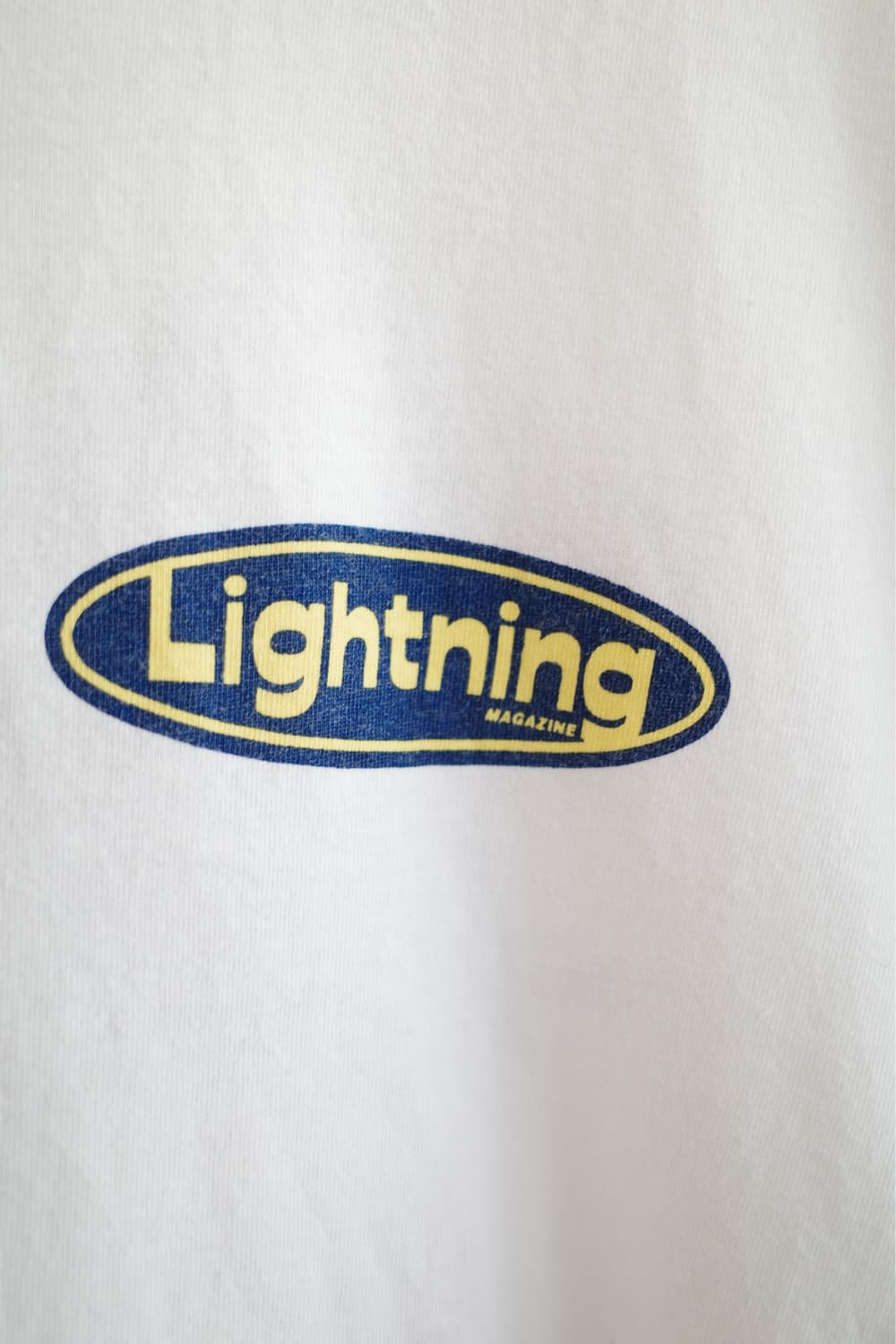 Lightning 라이트닝 매거진 링거 티셔츠 (MADE IN USA) 상품이미지4