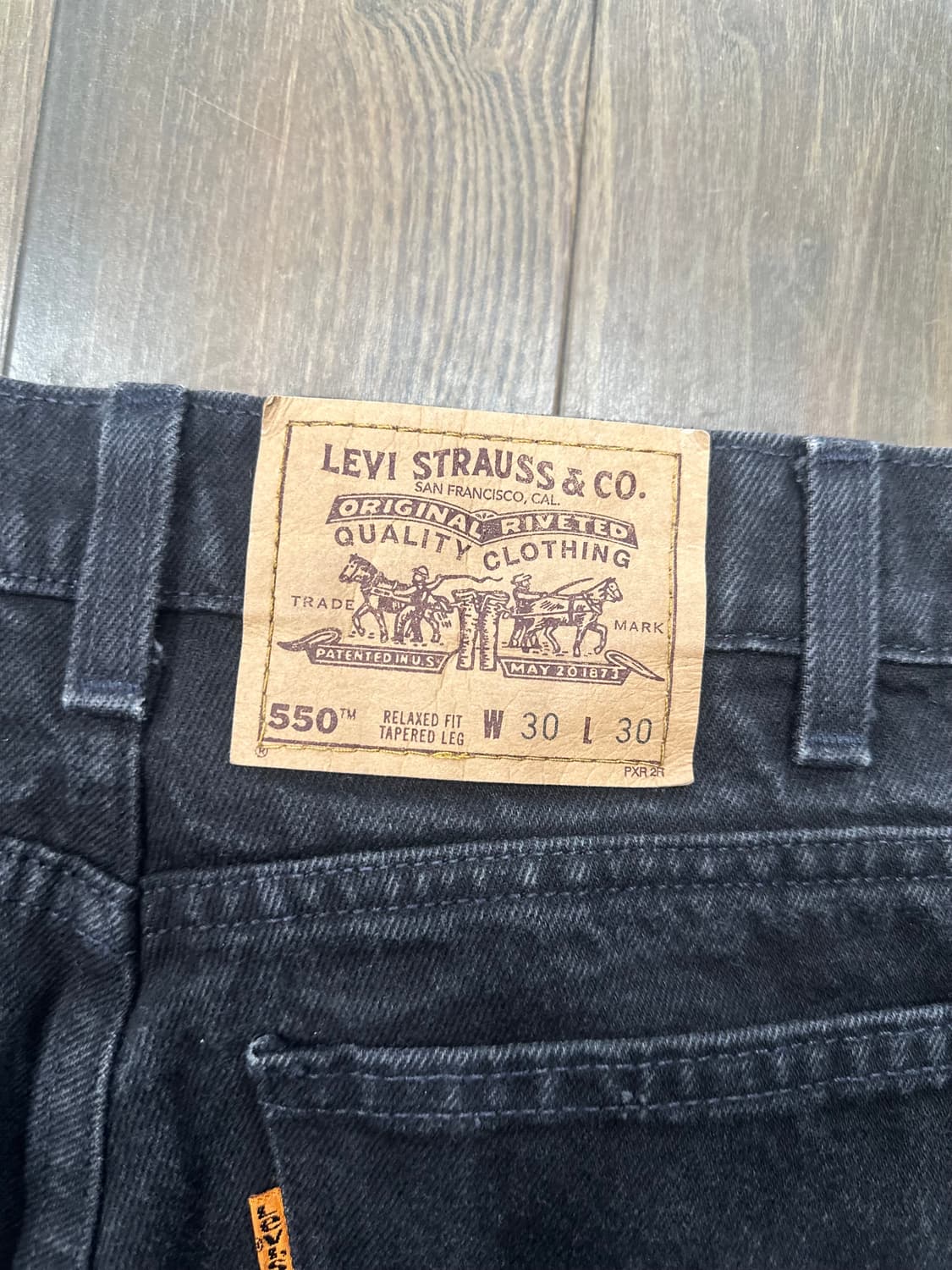 90s usa 리바이스 550. 블랙 오렌지탭 30 상품이미지6