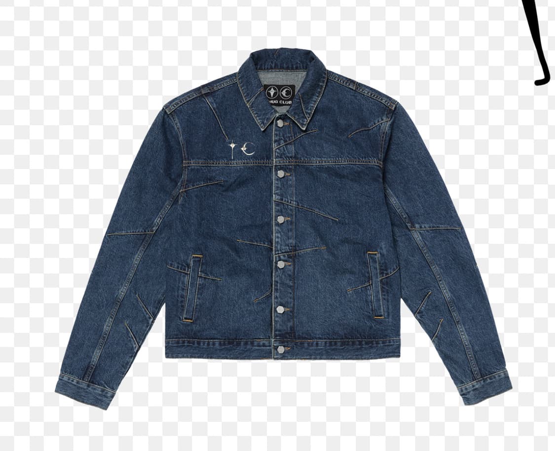 TC Pin Denim Jacket 떠그클럽 청자켓 새상품 상품이미지1
