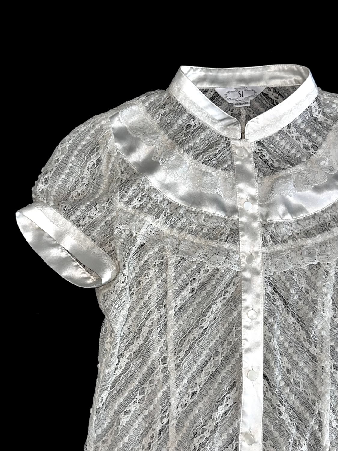 빈티지 시스루 레이스 블라우스 상품이미지1