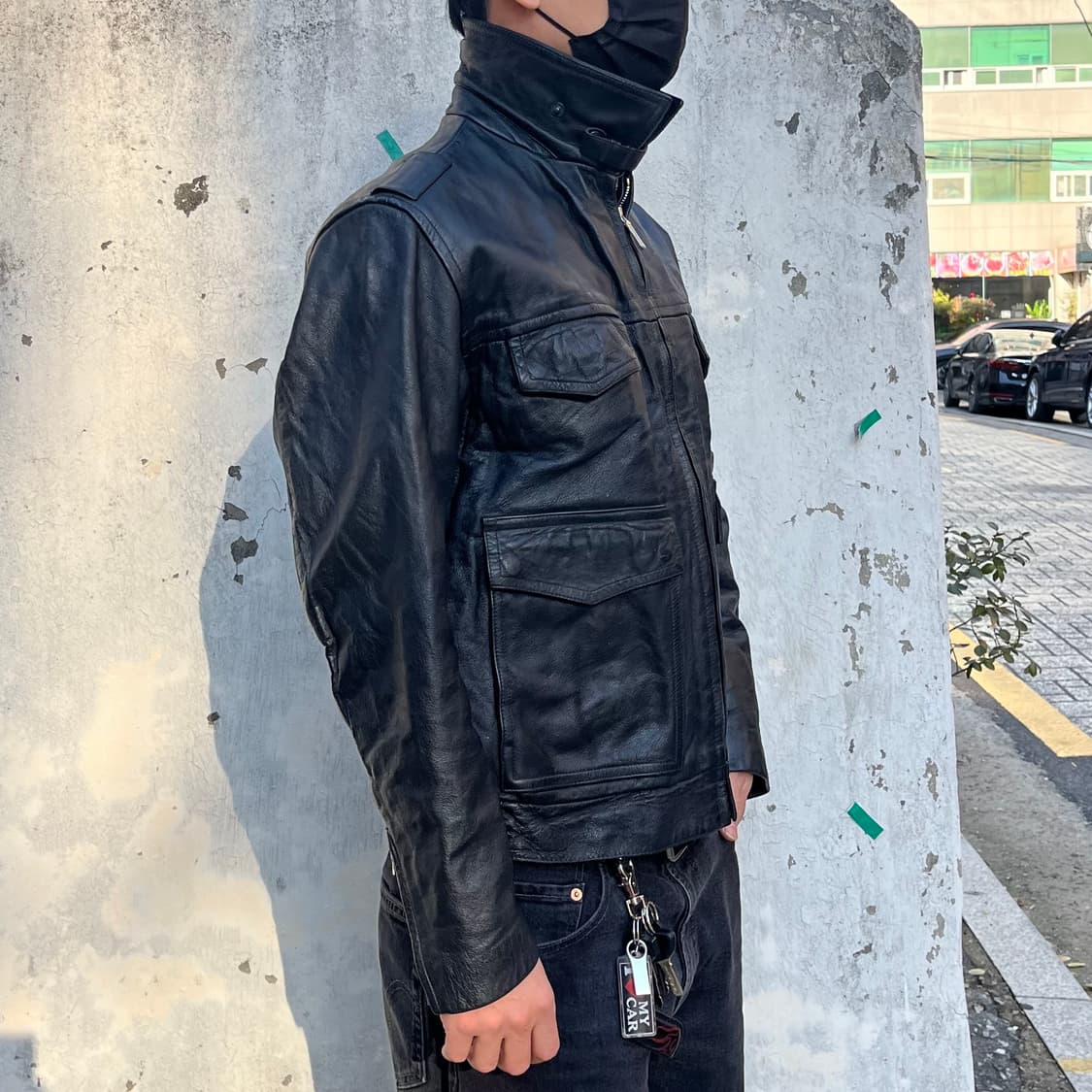 90s 독일 폴리자이 모터사이클 자켓 (105) 상품이미지9