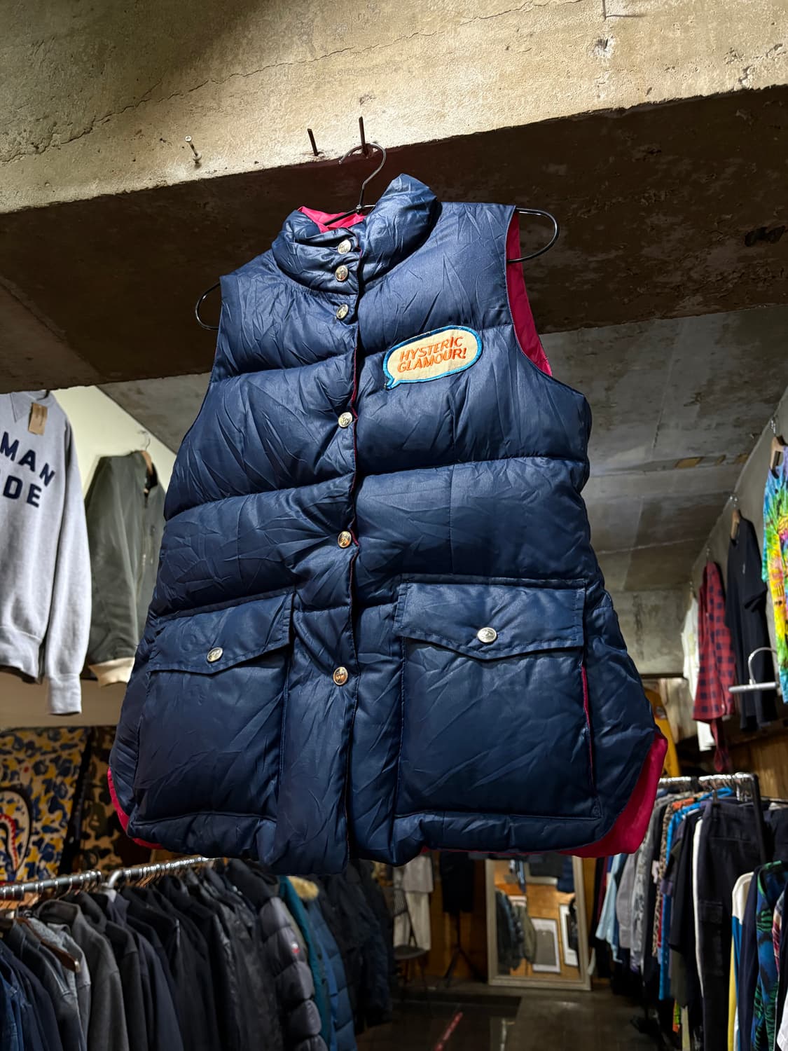 HYSTERIC GLAMOUR 히스테릭 글래머 다운 베스트 상품이미지1