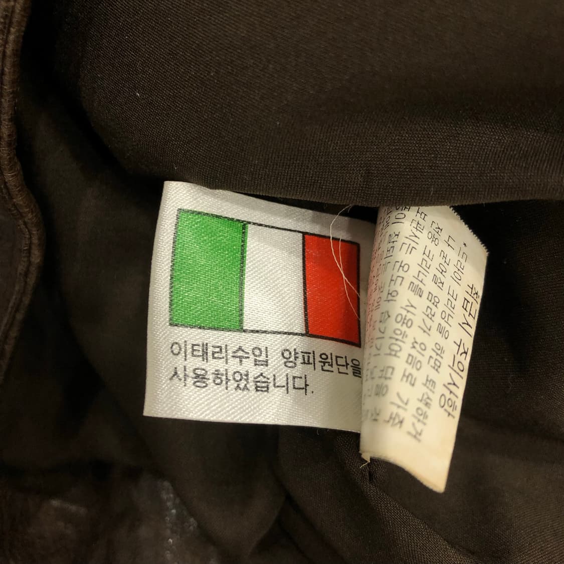 빈티지 양가죽 이태리 레더 투웨이 가죽 자켓  상품이미지8