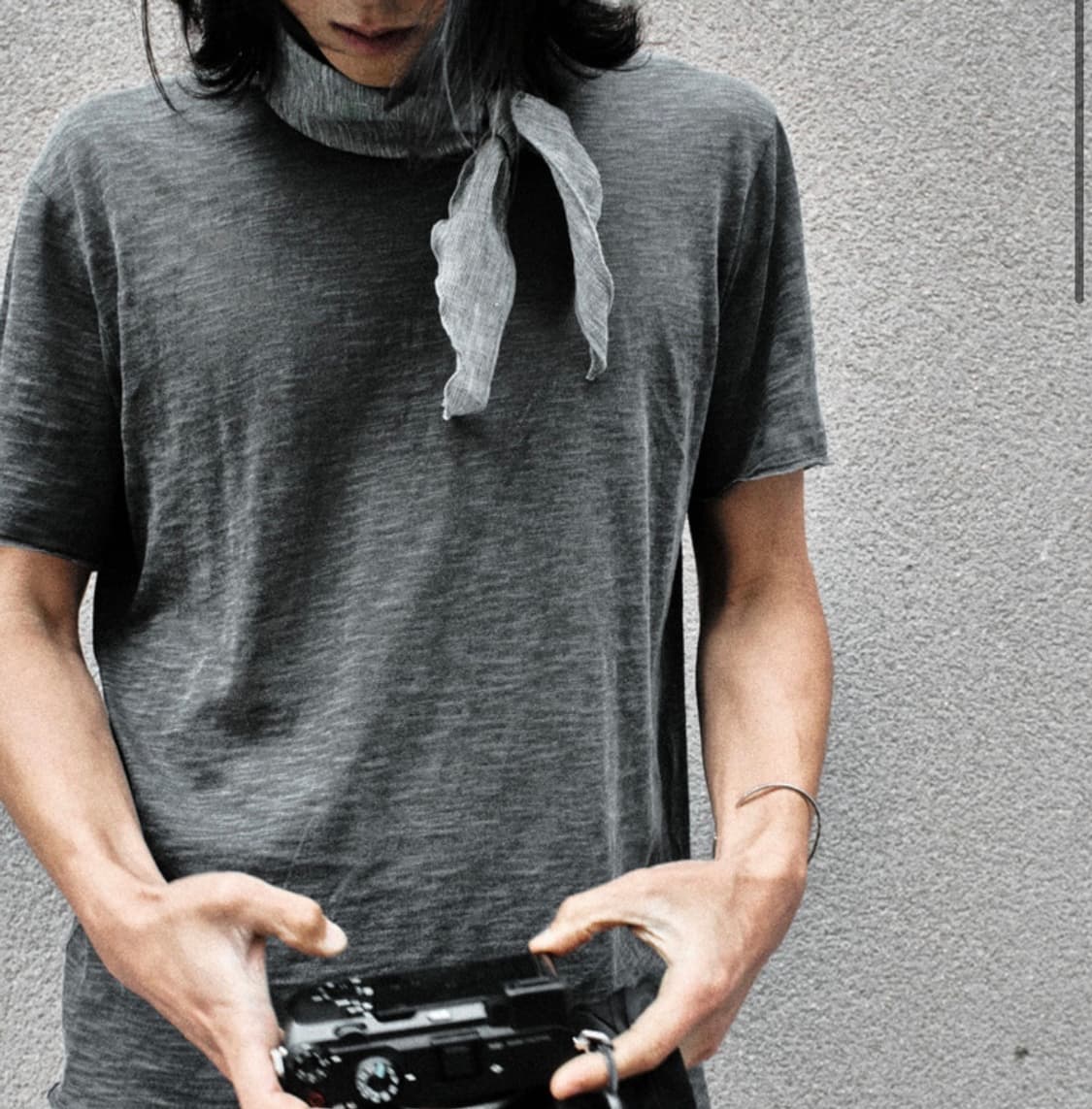 모노프리베 텍스쳐 롤 스카프 상품이미지1