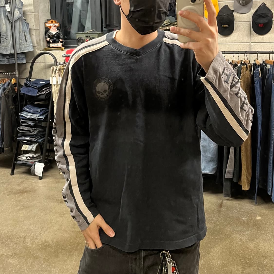 할리데이비슨 스컬 롱슬리브 (100-105) 상품이미지6