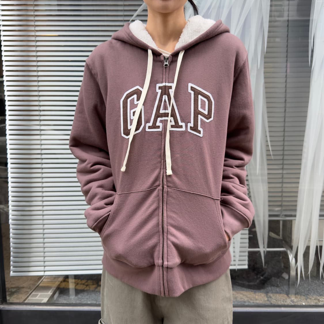 GAP 겨울 소프트 기모 후드집업 상품이미지6