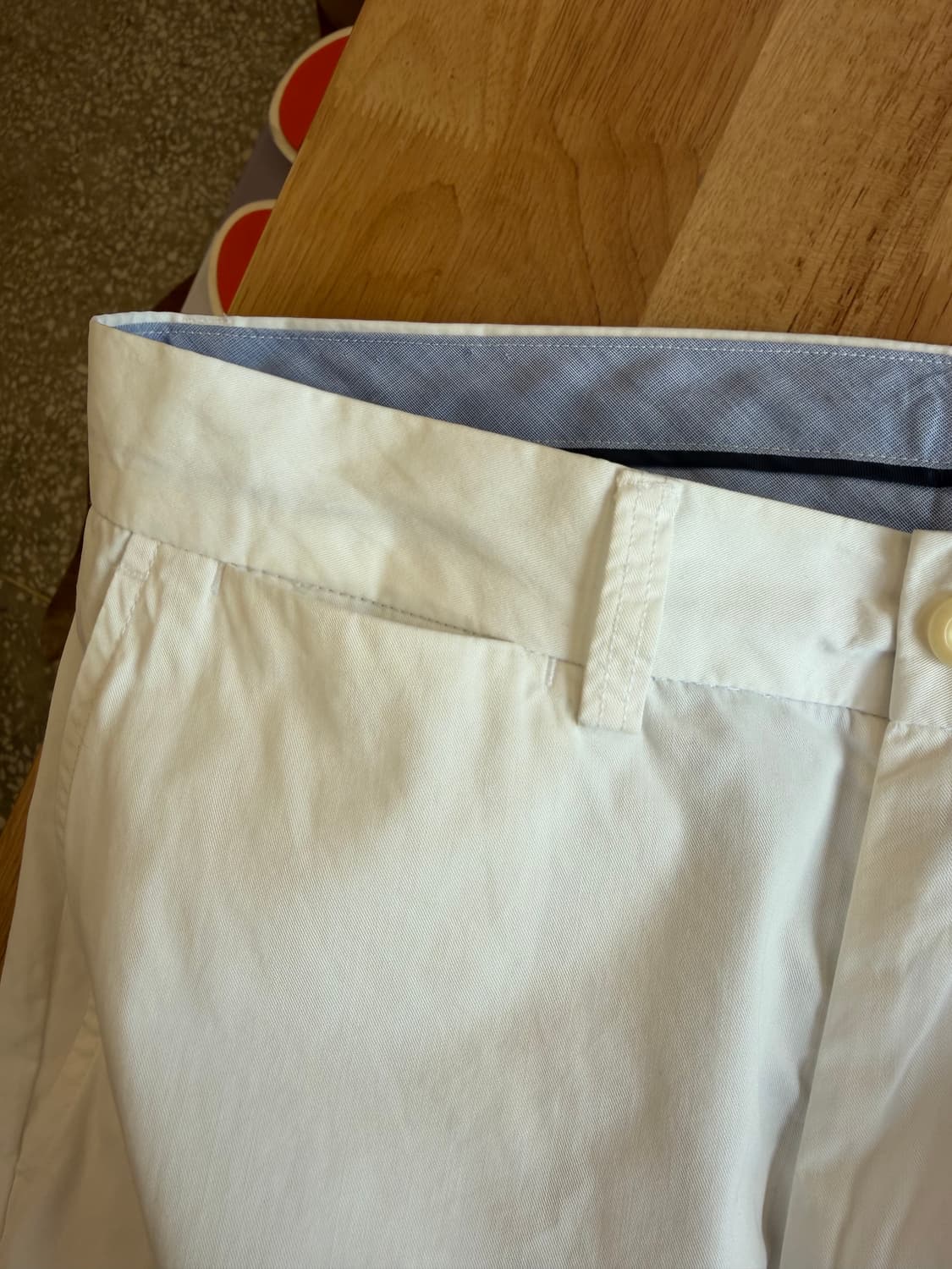 폴로 랄프로렌 클래식핏 치노 팬츠 화이트 상품이미지2