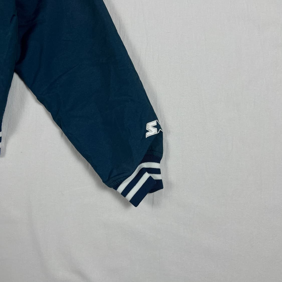 90‘s 스타터 starter 키즈 ny양키즈 팀 로고 블루종 자켓 상품이미지3