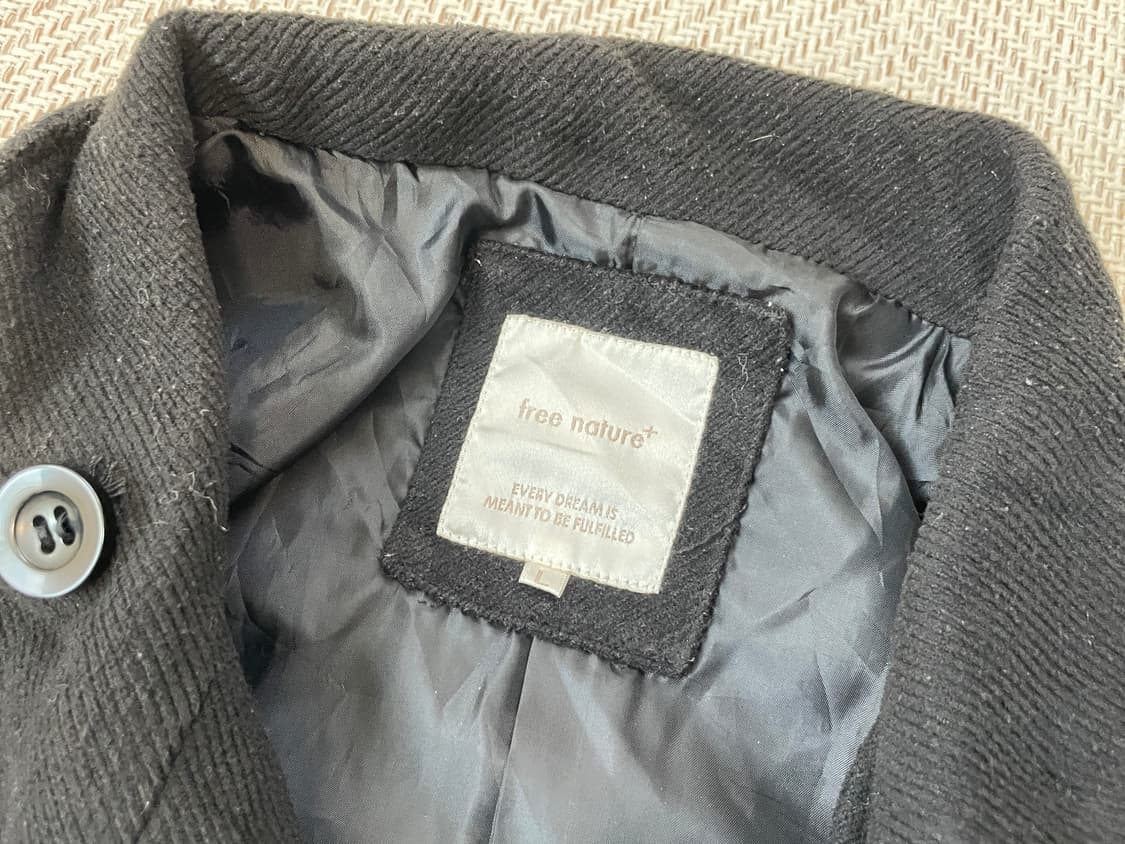 빈티지 더블 버튼 하이넥 피코트  J03669 상품이미지7