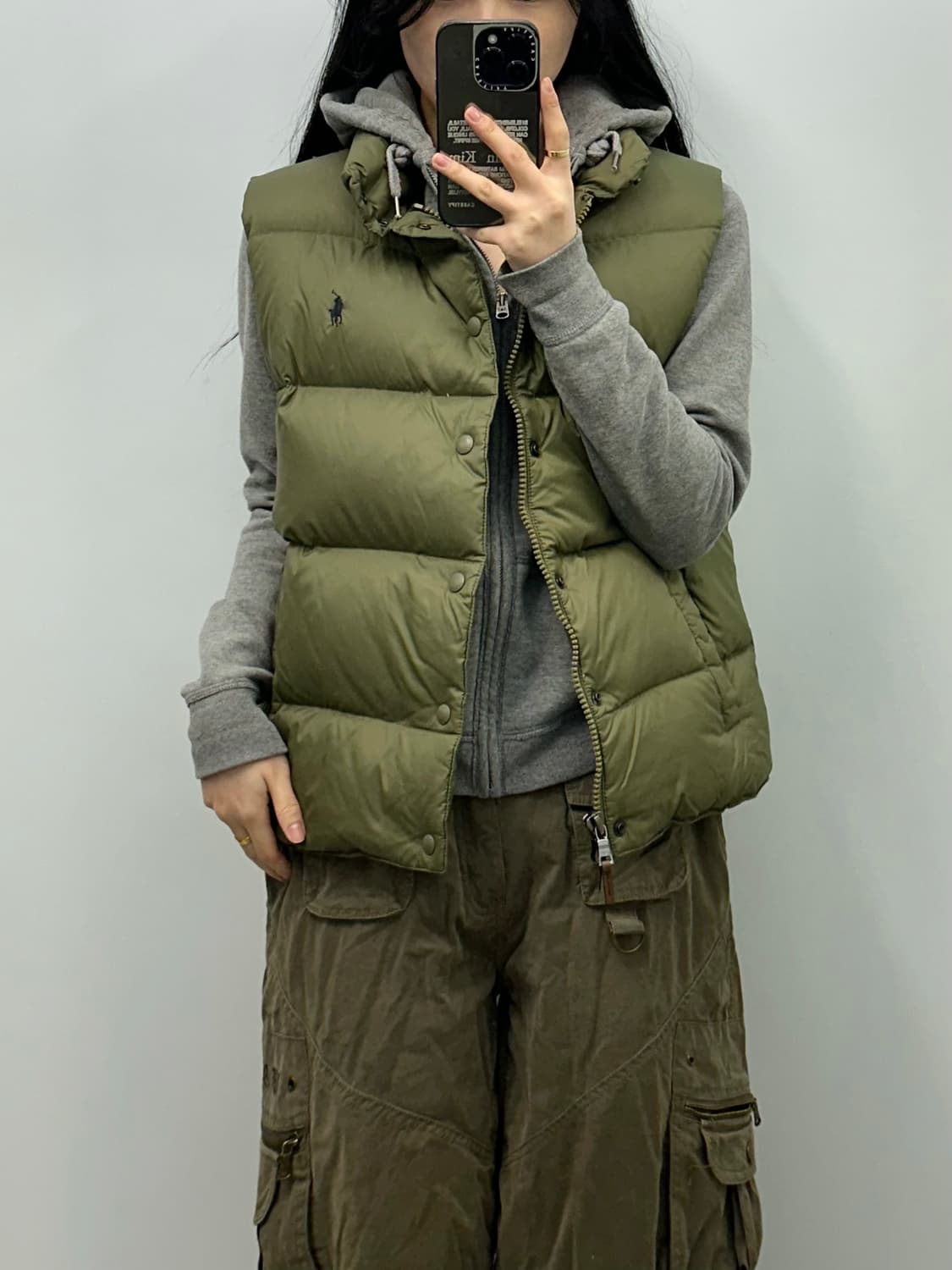 폴로 랄프로렌 카키 조끼 패딩 상품이미지1