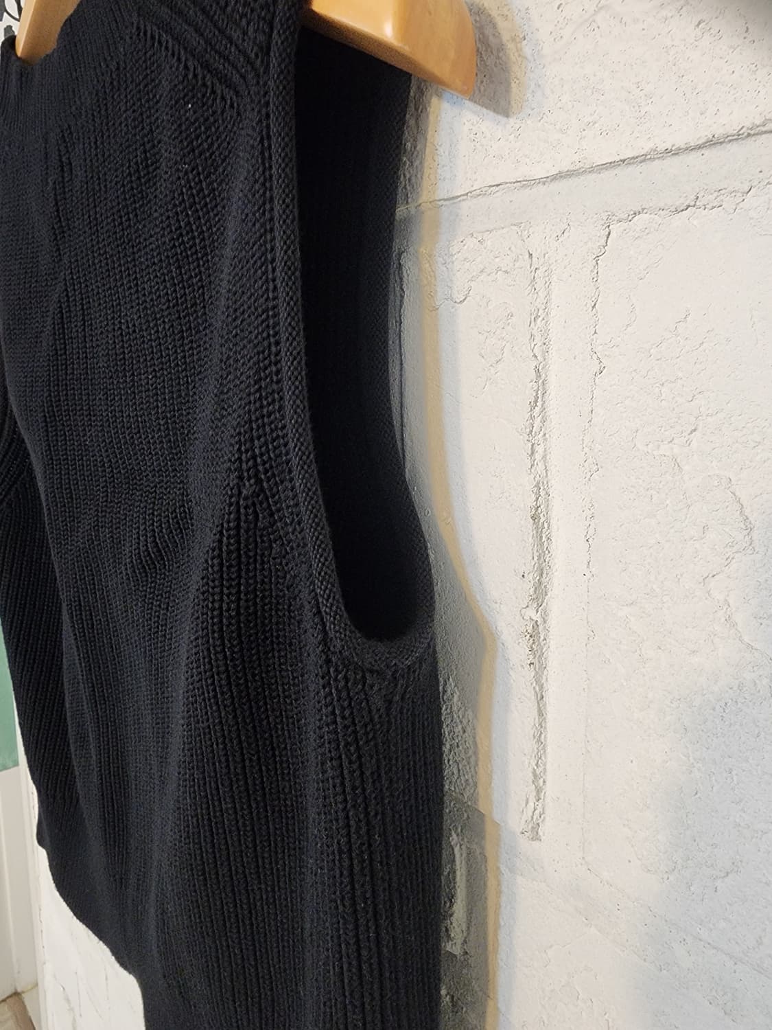 COS 블랙 니트 조끼 베스트 상품이미지7