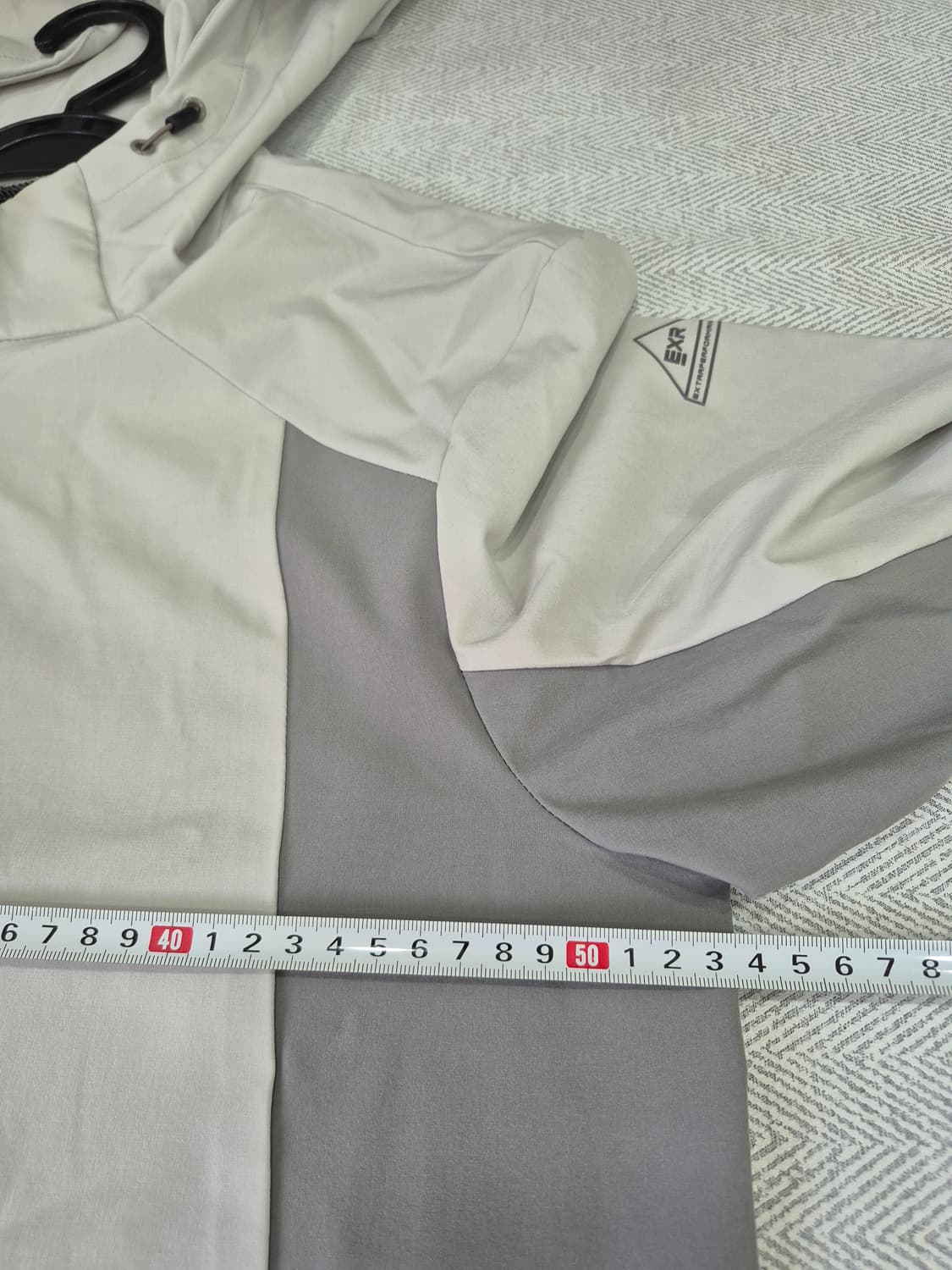 EXR 가벼운 후드 바람막이 남성 105 그레이 상품이미지5