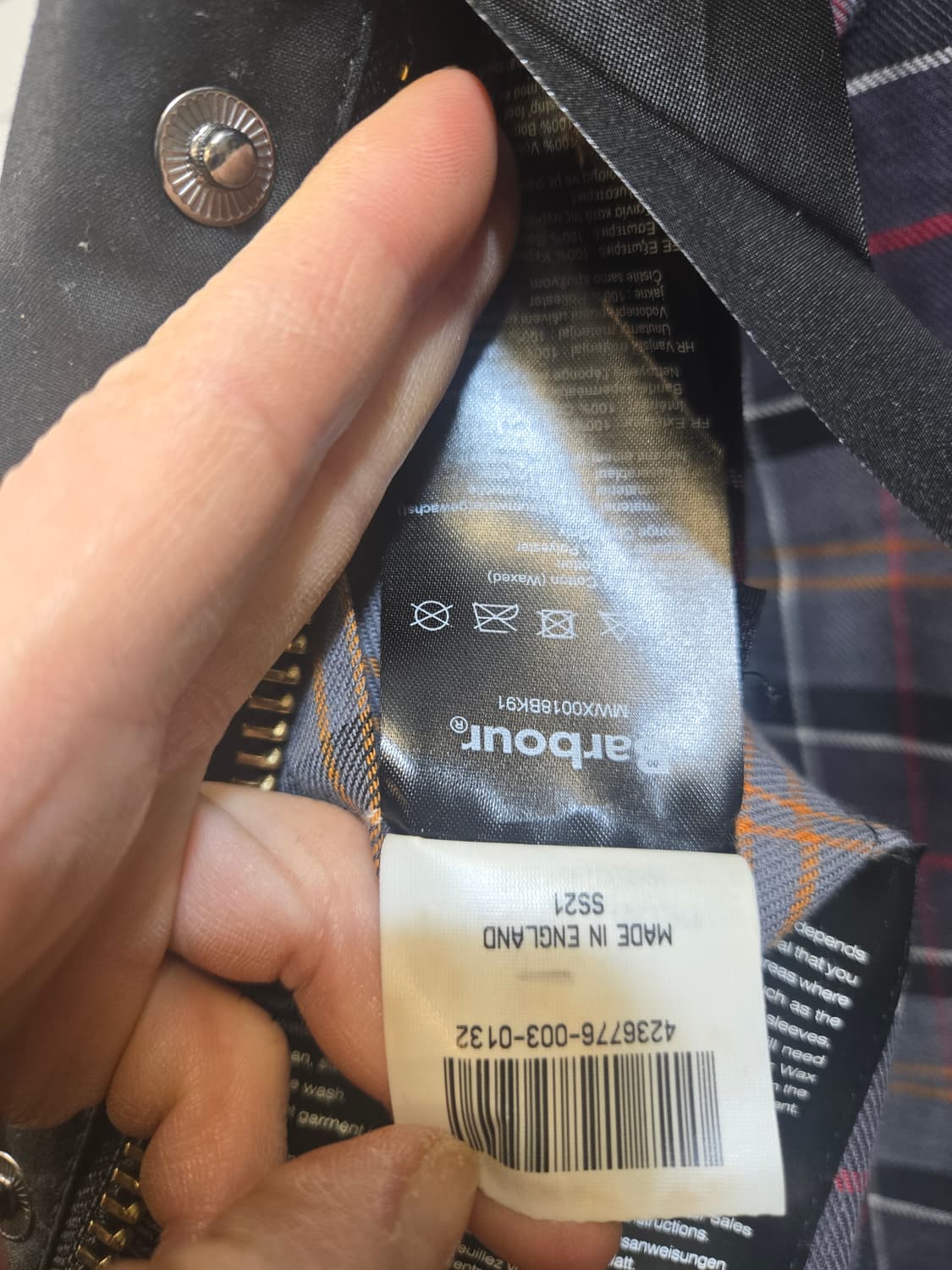 바버 비데일 왁스자켓 상품이미지8