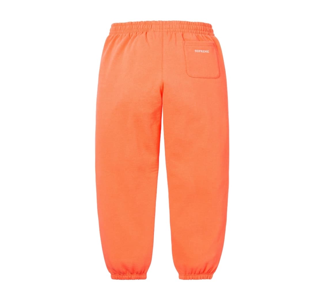 슈프림 S 로고 스웨트팬츠 라이트 오렌지 - 25SS 상품이미지2