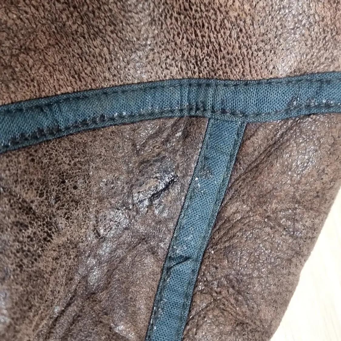 미군 밀리터리 b-3 무스탕 천연 양가죽 양털 브라운(100) 상품이미지5