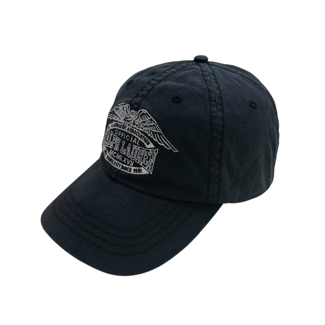 폴로 랄프로렌 90's 빈티지 블랙 볼캡 상품이미지4