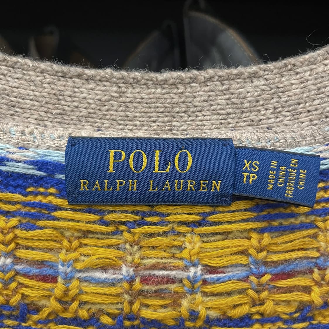 폴로 랄프로렌 신형 라벨 페어 아일 패턴 아반트 니트 가디건 상품이미지7