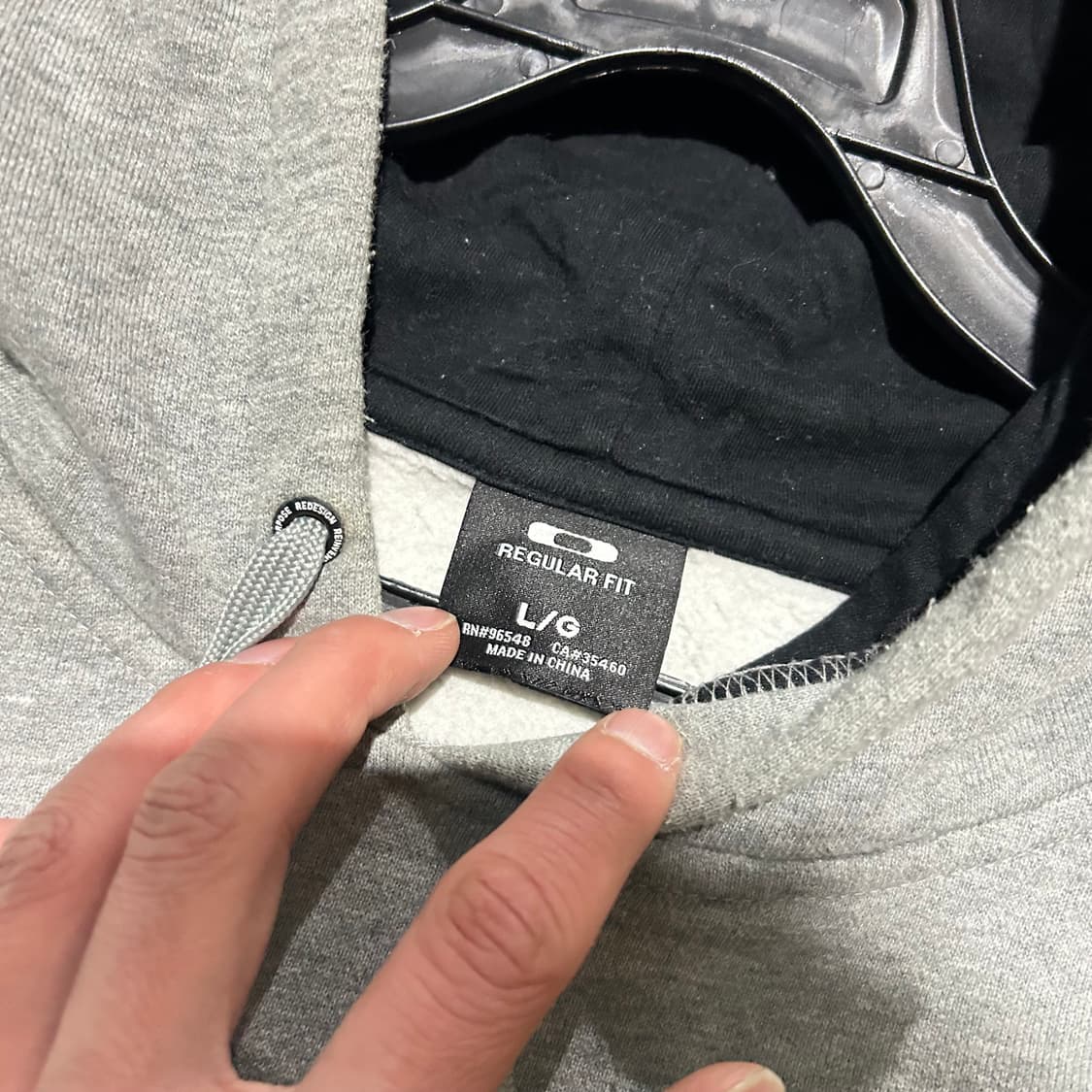 오클리(oakley) 그레이 유니언 잭 로고 후드티  상품이미지5