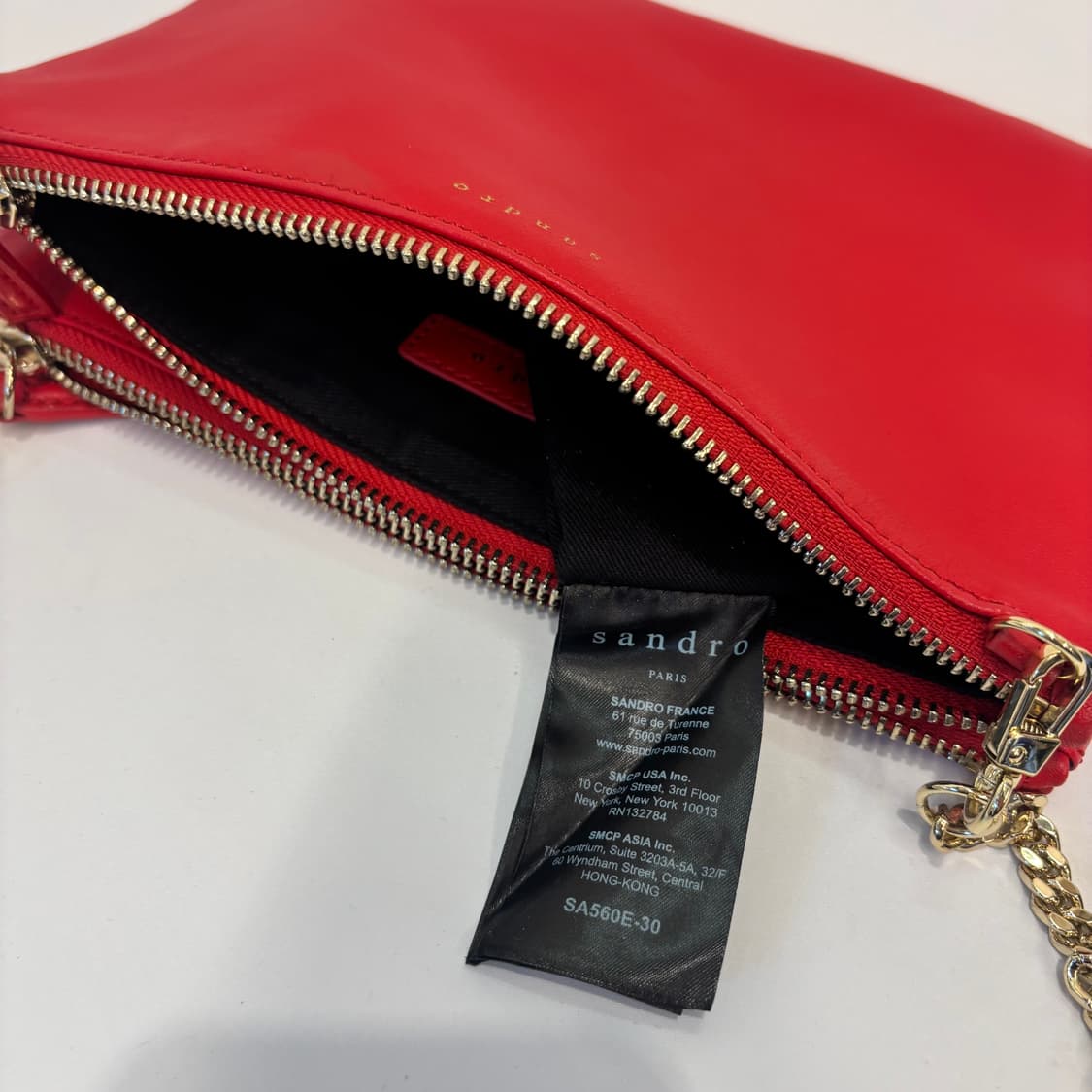 정품 산드로 체인 크로스백 상품이미지9