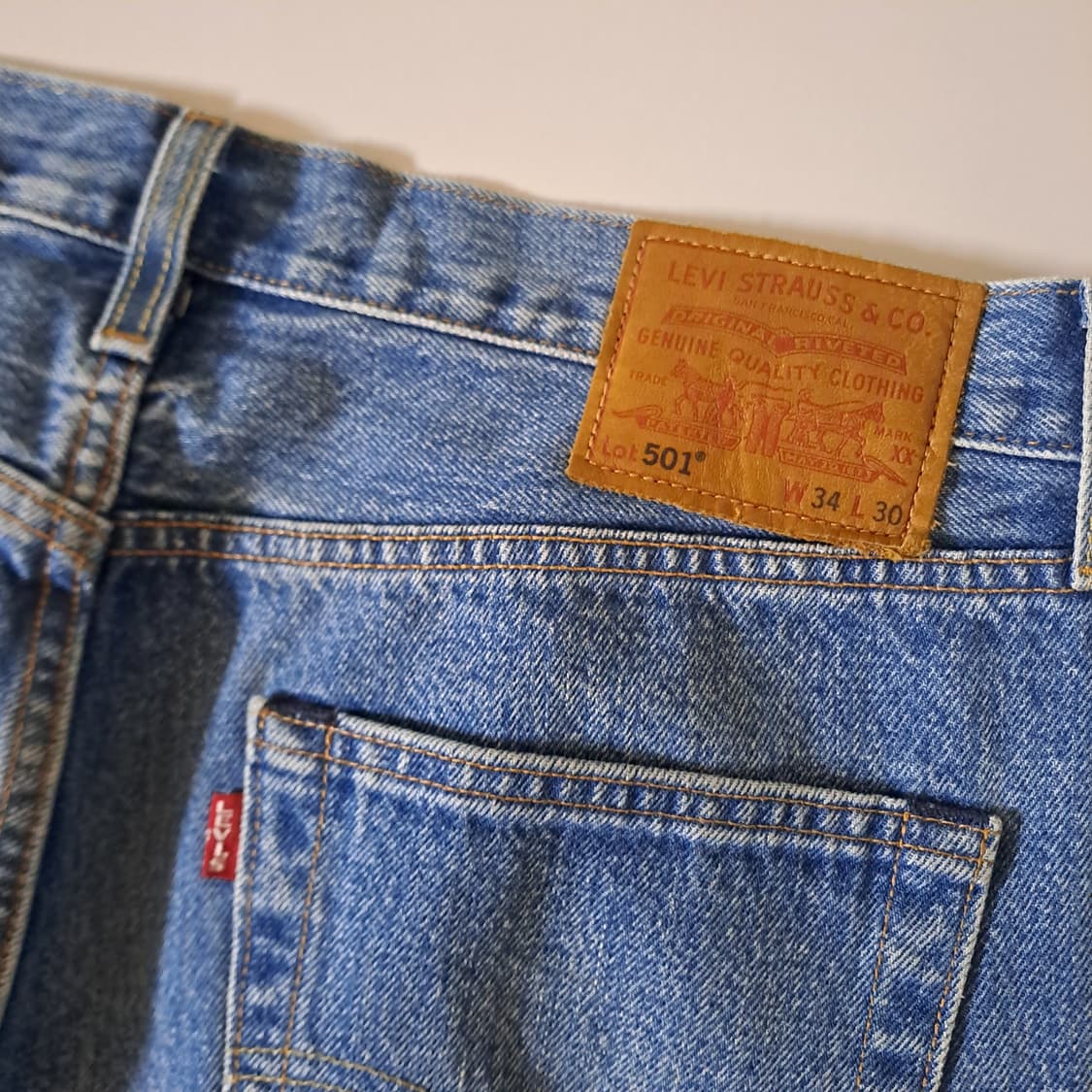 (택포) 리바이스 501  오리지날핏 데님팬츠 34 A915 상품이미지8