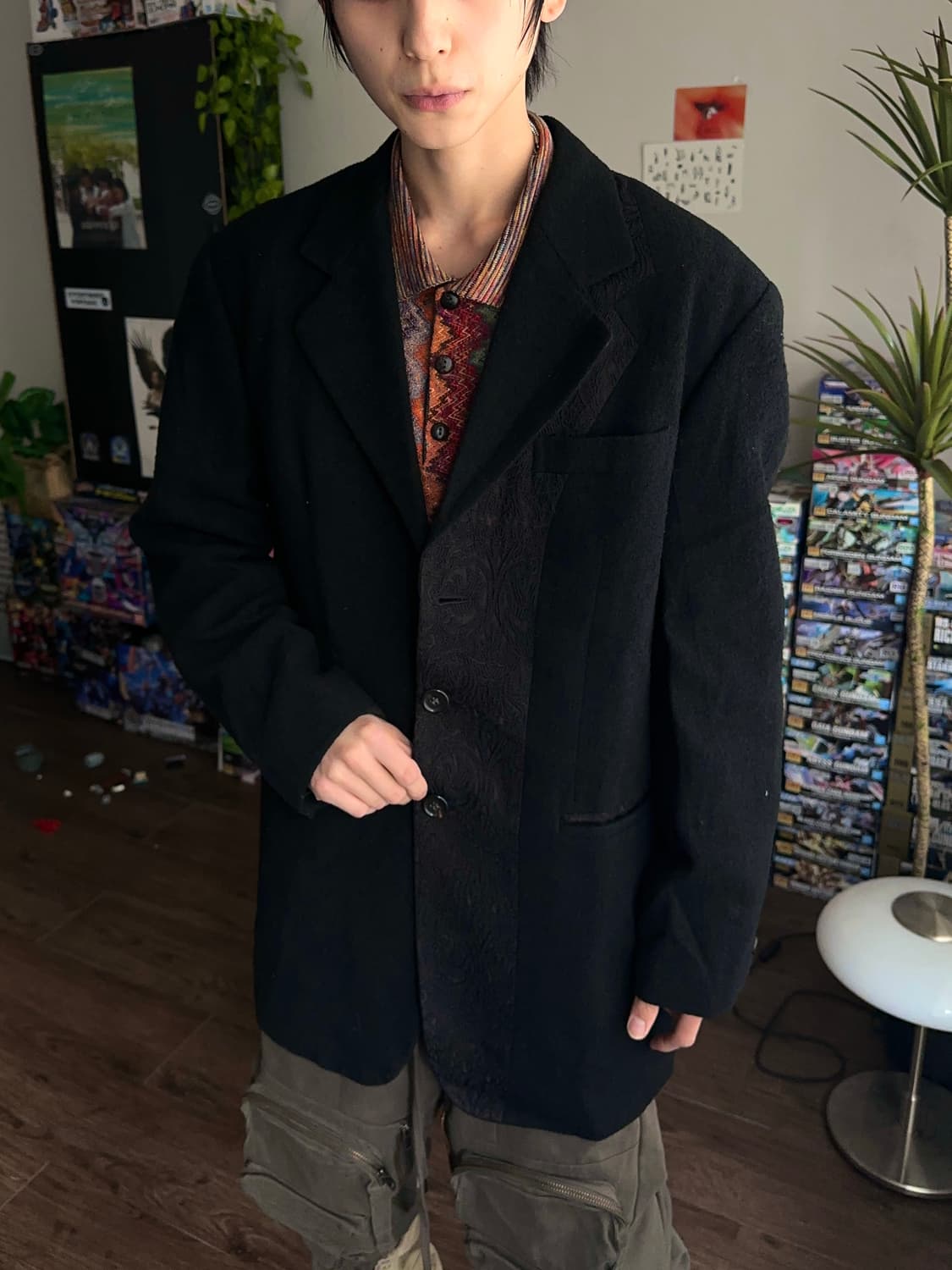 Yoshiyuki Konishi 모드 엠브로이더리 블레이저 상품이미지2