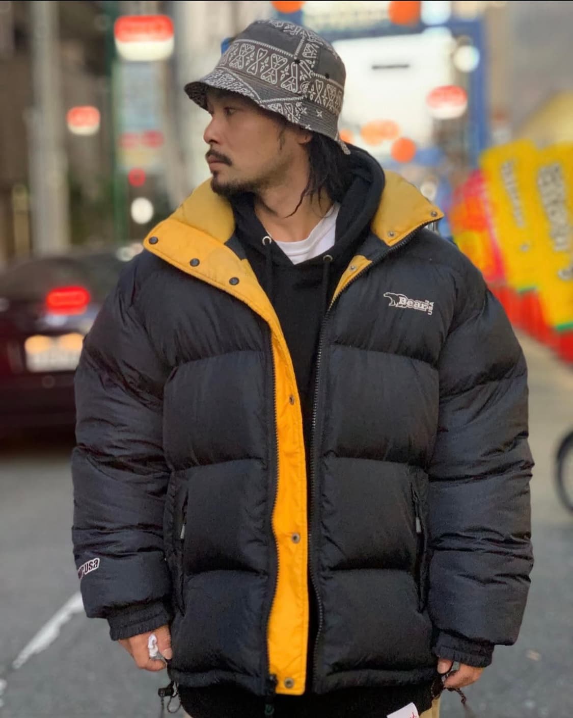 Bear USA 빈티지 리버시블 더다운 자켓 상품이미지2