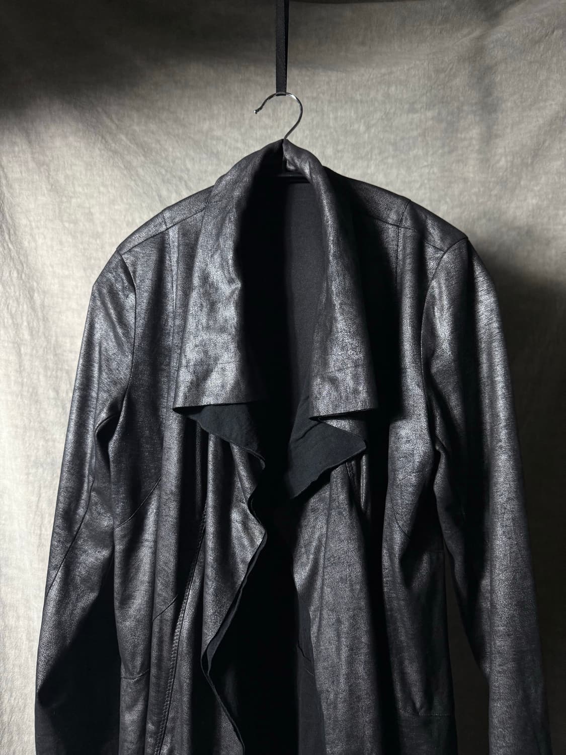 Hiroko Bis Waterfall Draped Long Jacket 상품이미지4