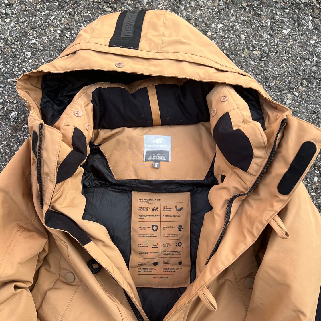 뉴발란스 카키색 롱패딩 점퍼 상품이미지6